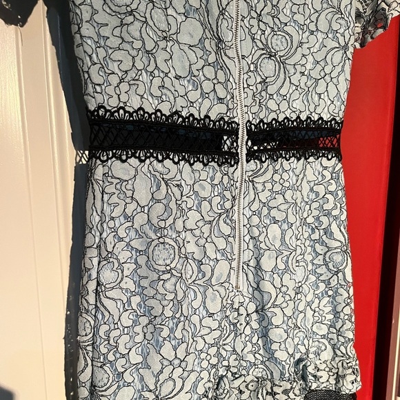 Pretty Little Things Maxi Dress lace detail size 2 UK 6 wedding summer - Picture 9 of 11